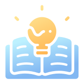 external book-knowledge-gradient-gradient-icons-maxicons icon