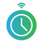 external time-smart-home-gradient-solid-gradient-solid-kendis-lasman icon