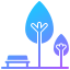 external tree-21-tree-solid-gradient-solid-kendis-lasman icon