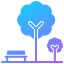 external tree-22-tree-solid-gradient-solid-kendis-lasman icon
