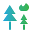 external tree-weather-and-disaster-solid-gradient-gradient-solid-kendis-lasman icon