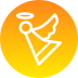 external angel-christmas-gradients-amoghdesign icon