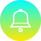 external bell-happy-new-year-gradients-amoghdesign icon