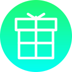 external box-christmas-gradients-amoghdesign icon