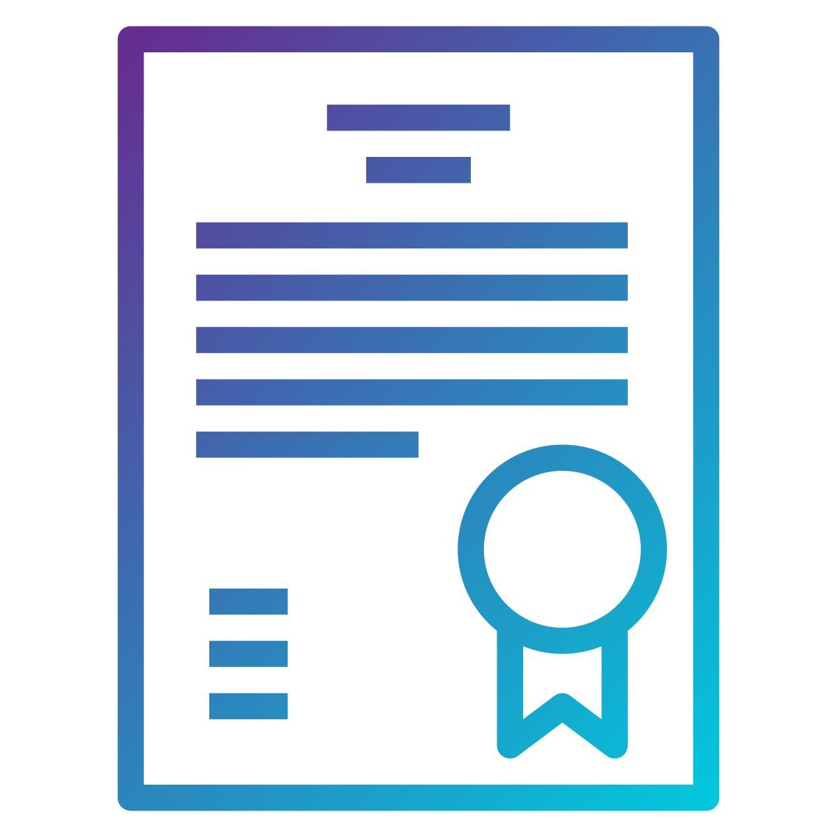 certificate icon
