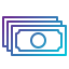 external banknote-shopping-gradients-pause-08 icon