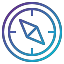 external compass-travel-gradients-pause-08 icon