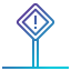 external forbidden-urban-element-and-buildings-gradients-pause-08 icon