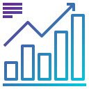 external graph-business-charts-and-diagrams-gradients-pause-08 icon