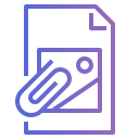 external add-file-and-document-gradients-pongsakorn-tan icon