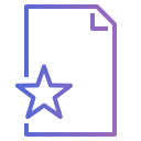 external favorite-file-and-document-gradients-pongsakorn-tan icon