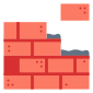 external architecture-build-a-house-flat-house-maxicons-2 icon