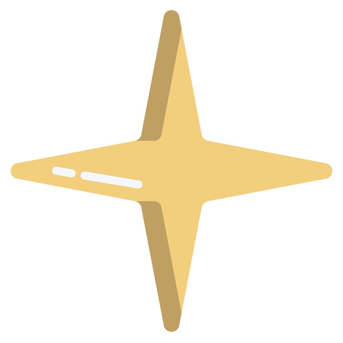 4 point star icon