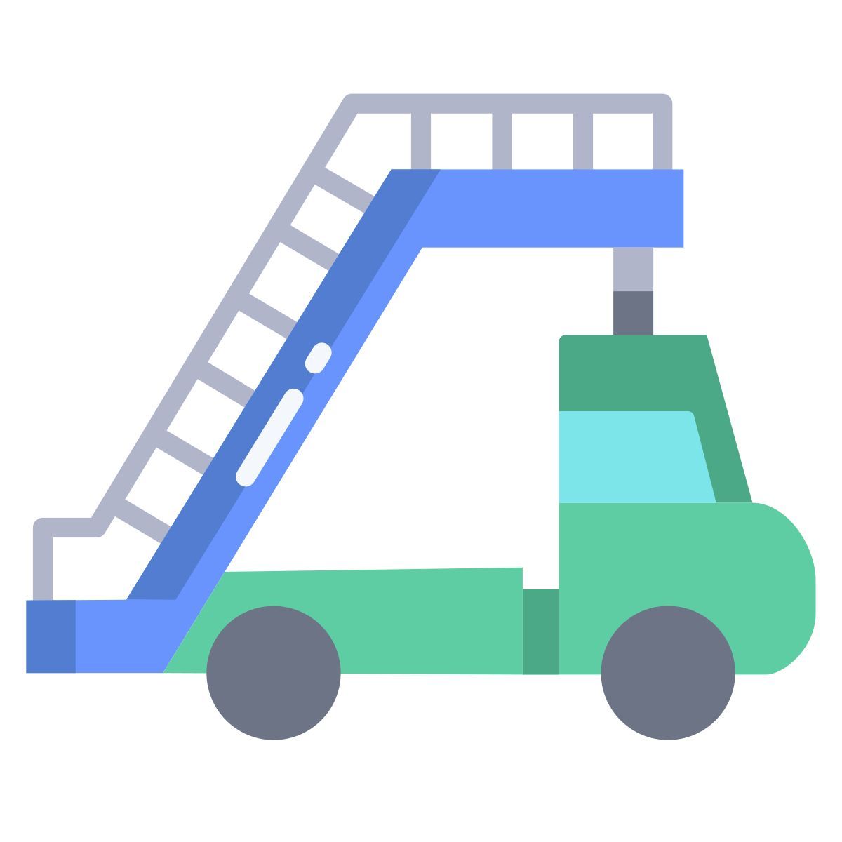 aircraft stairs icon