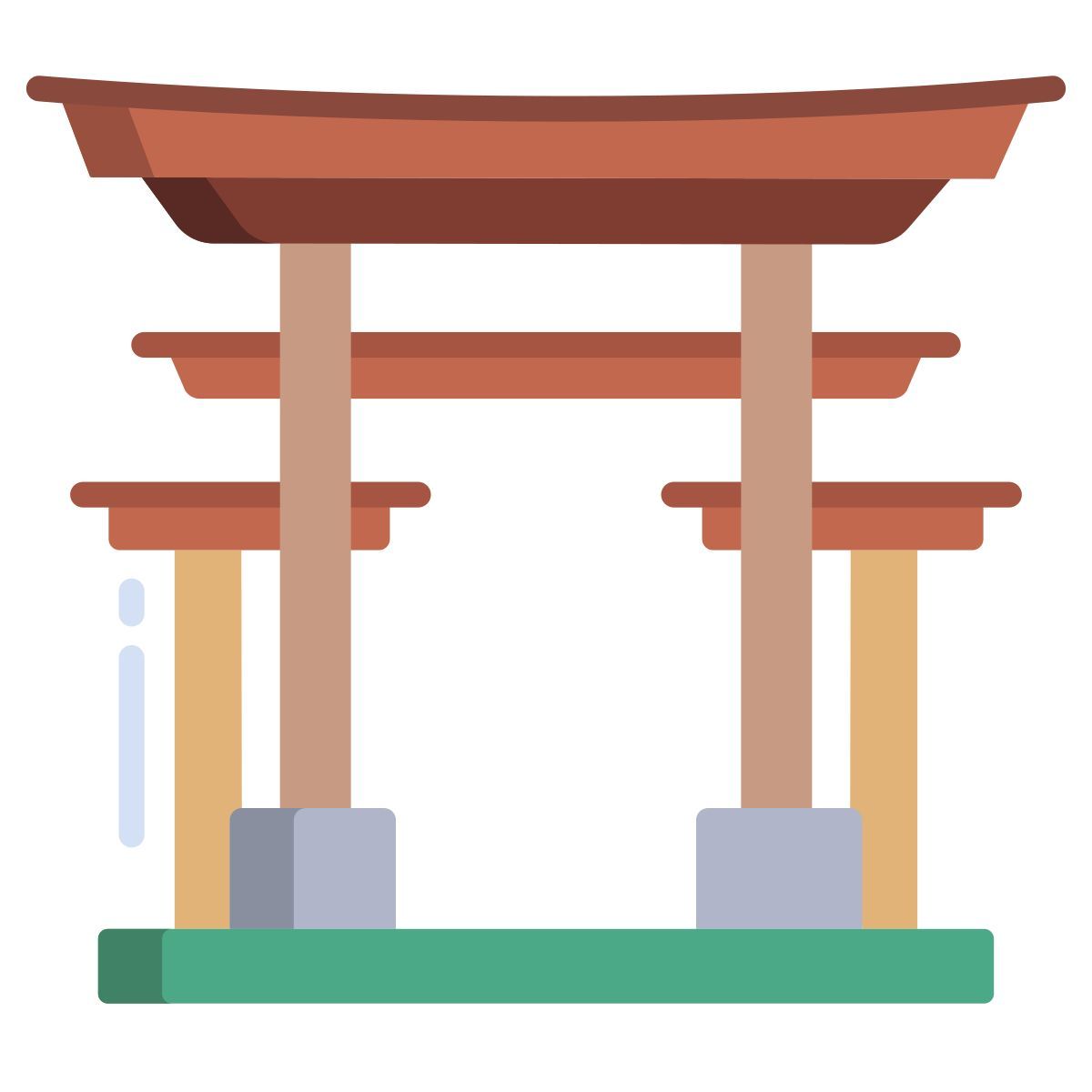 asian temple icon