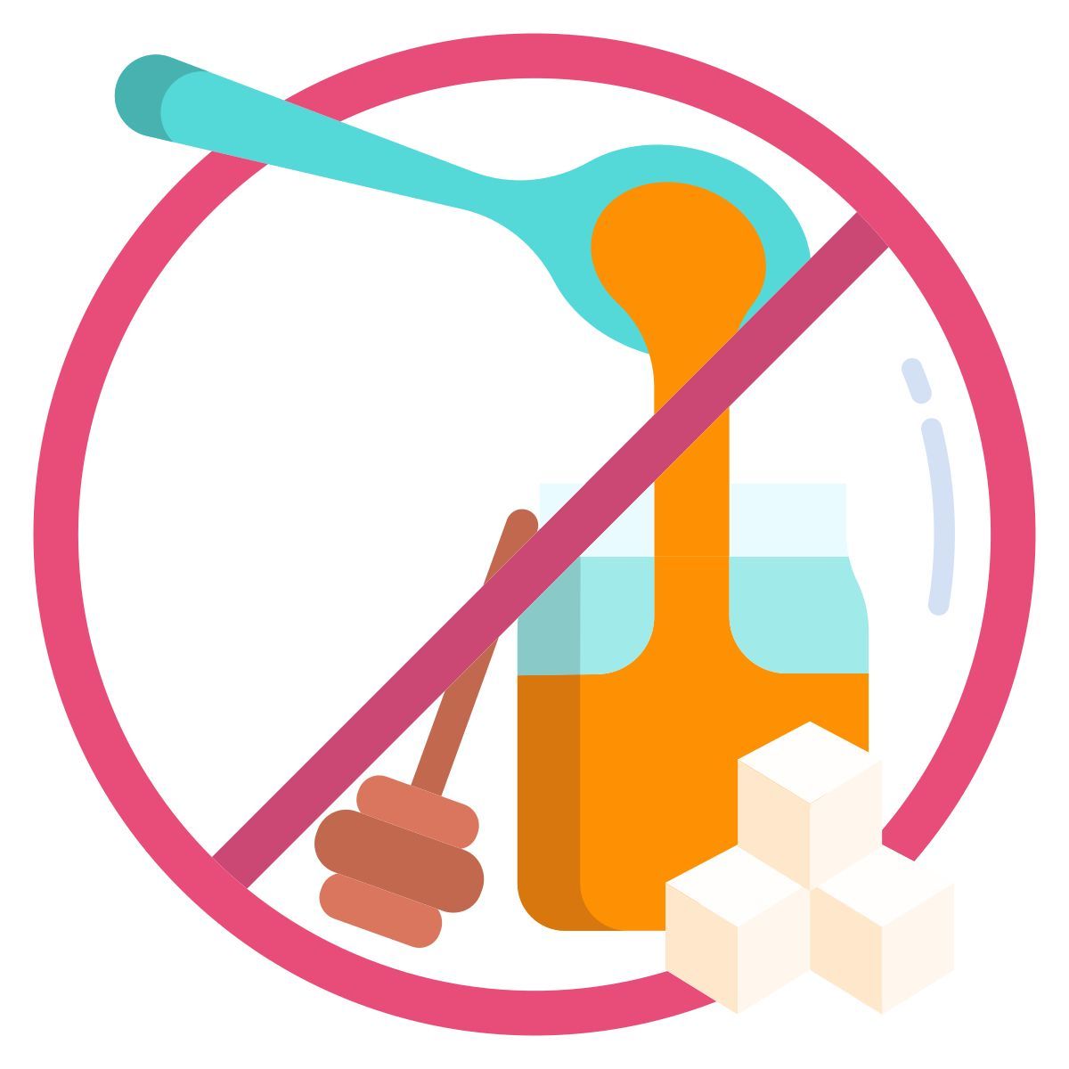 avoid honey and syrup icon