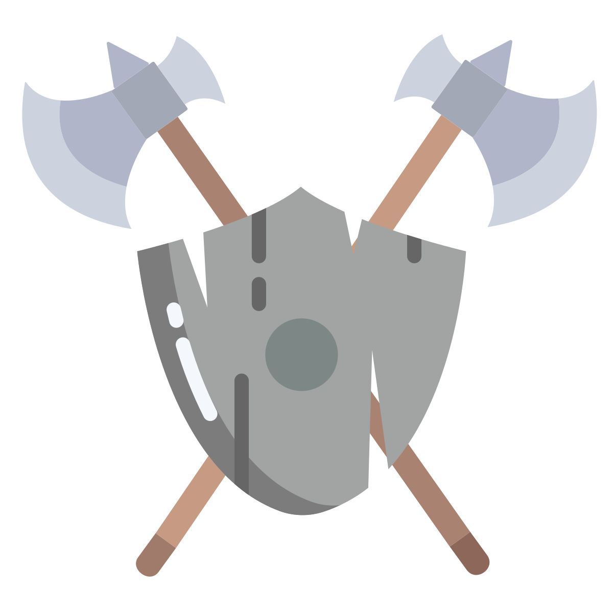 axe and shield icon