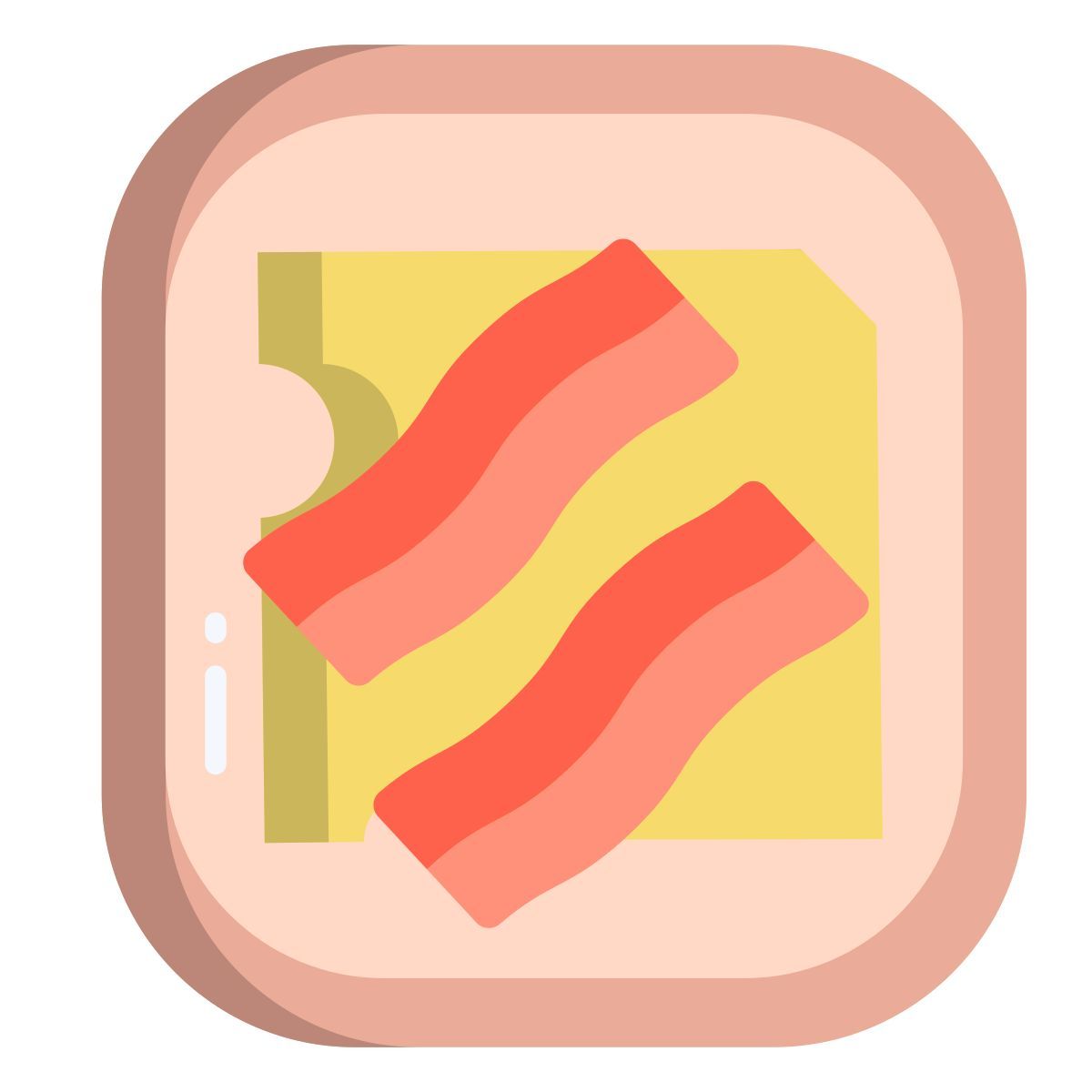 bacon toast icon