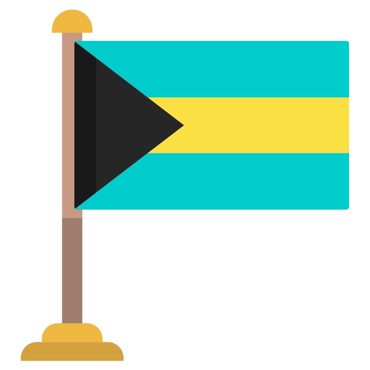bahamas flag icon