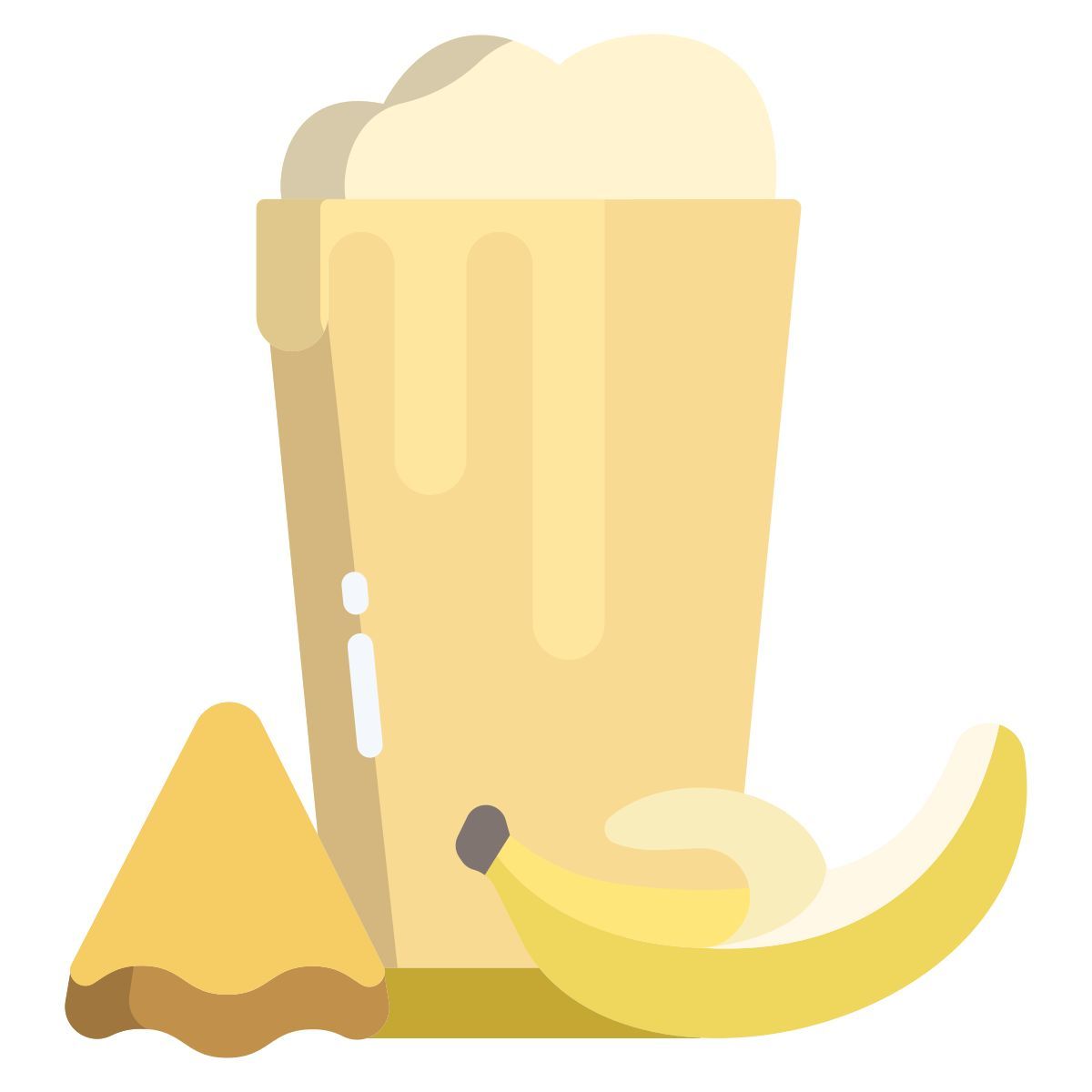 banana and pineapple shake icon