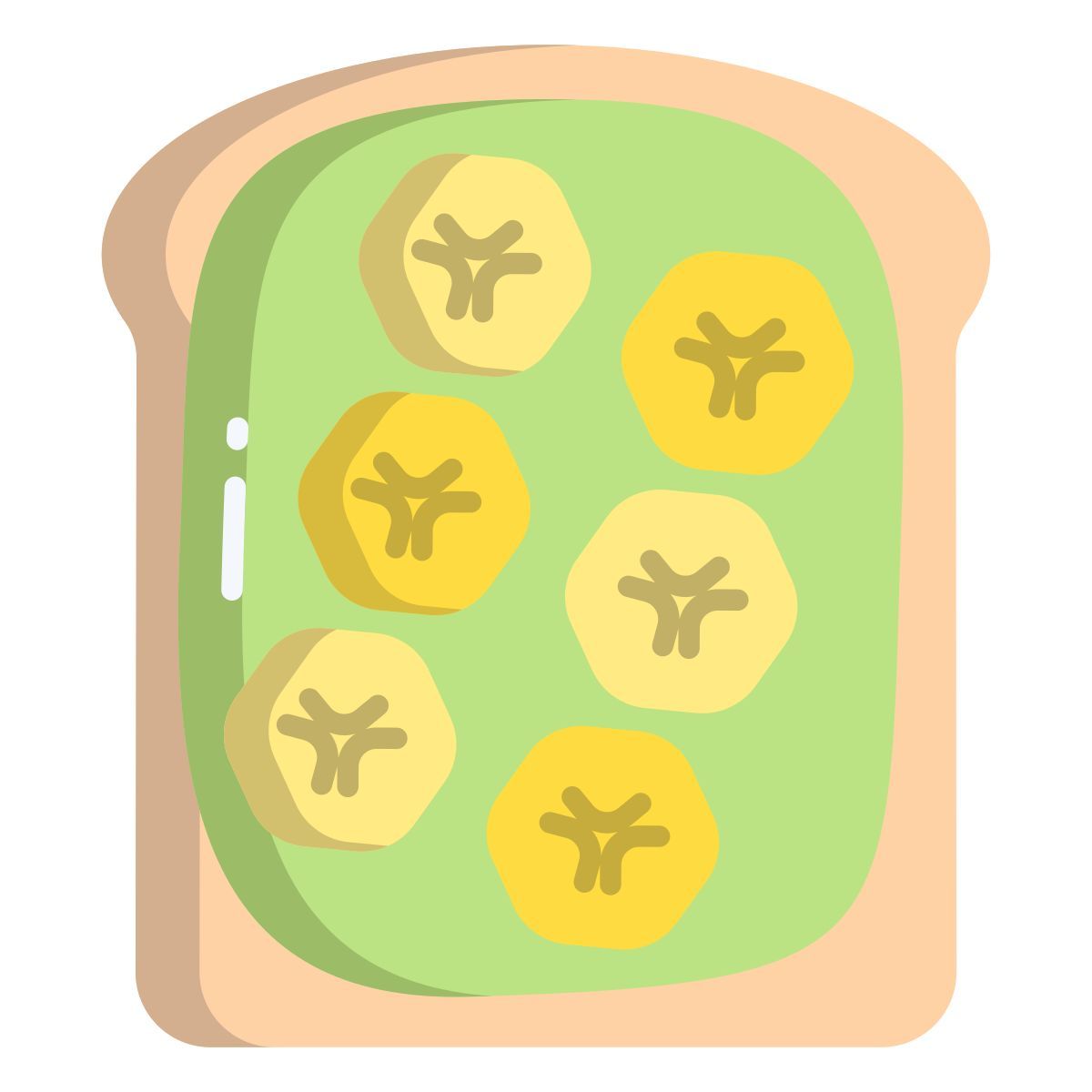 banana toast icon