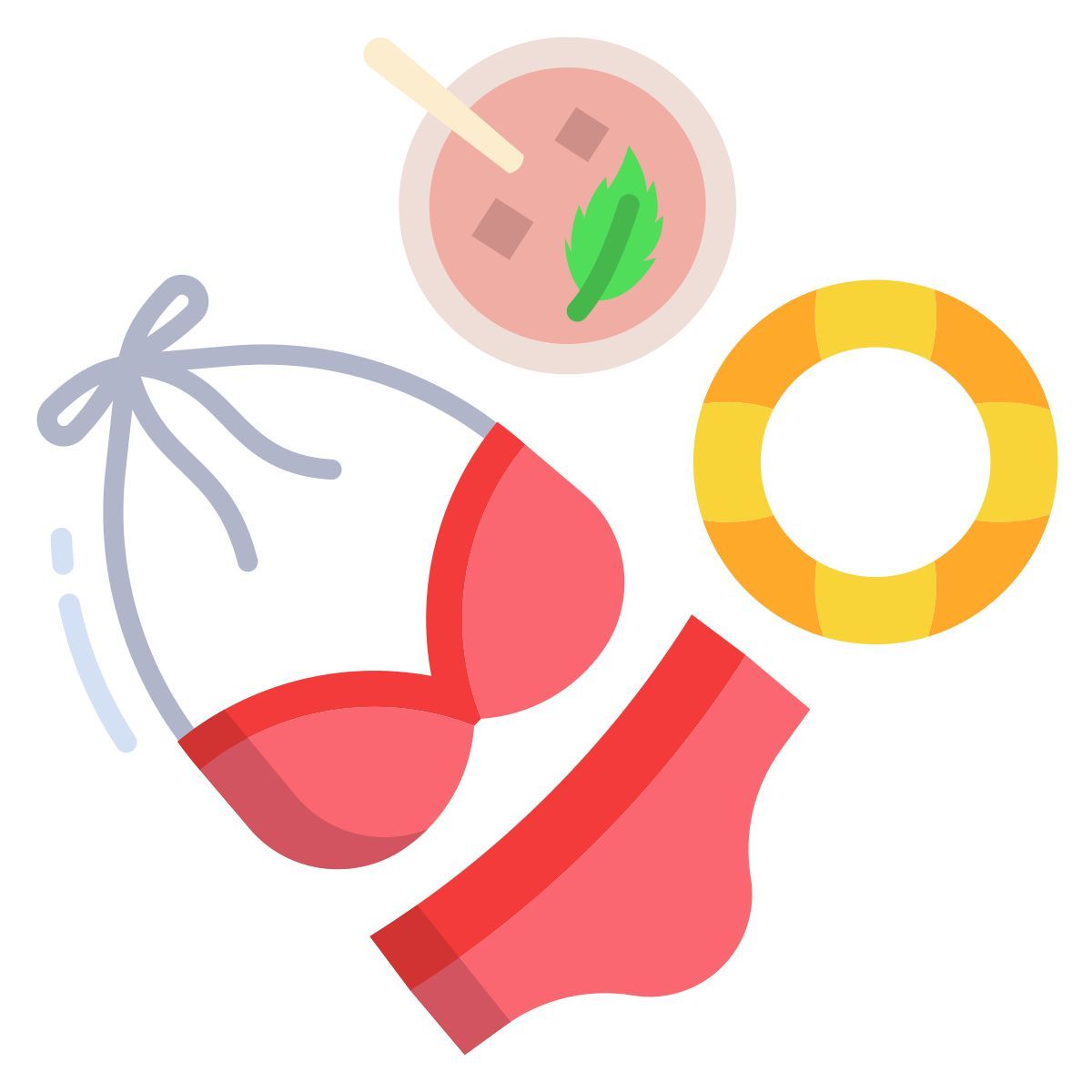 beach vacation icon