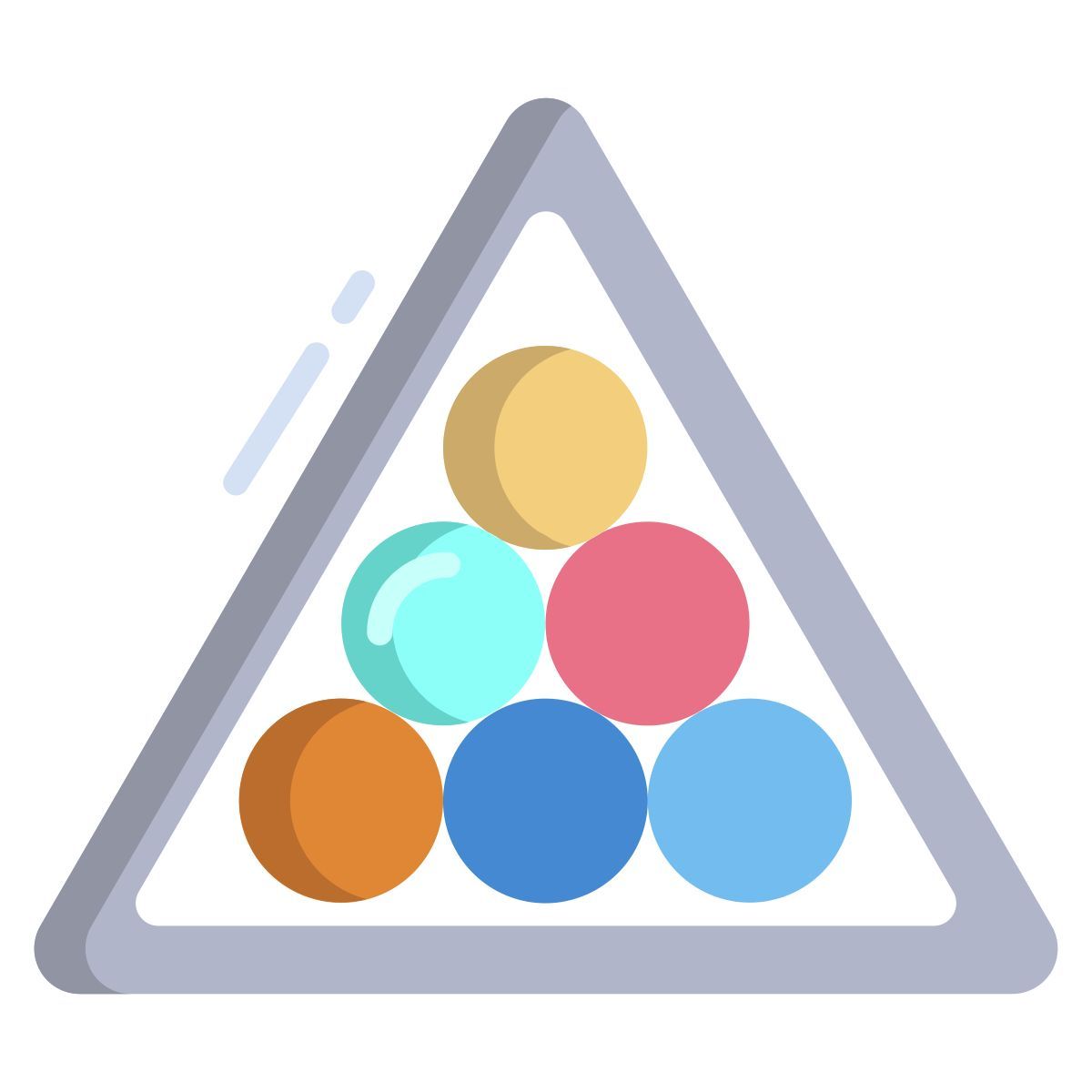 billiards set icon