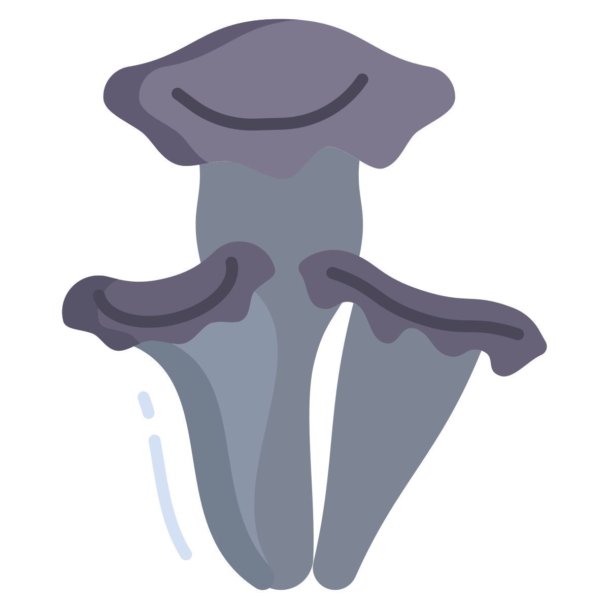 black trumpet mushrooms icon