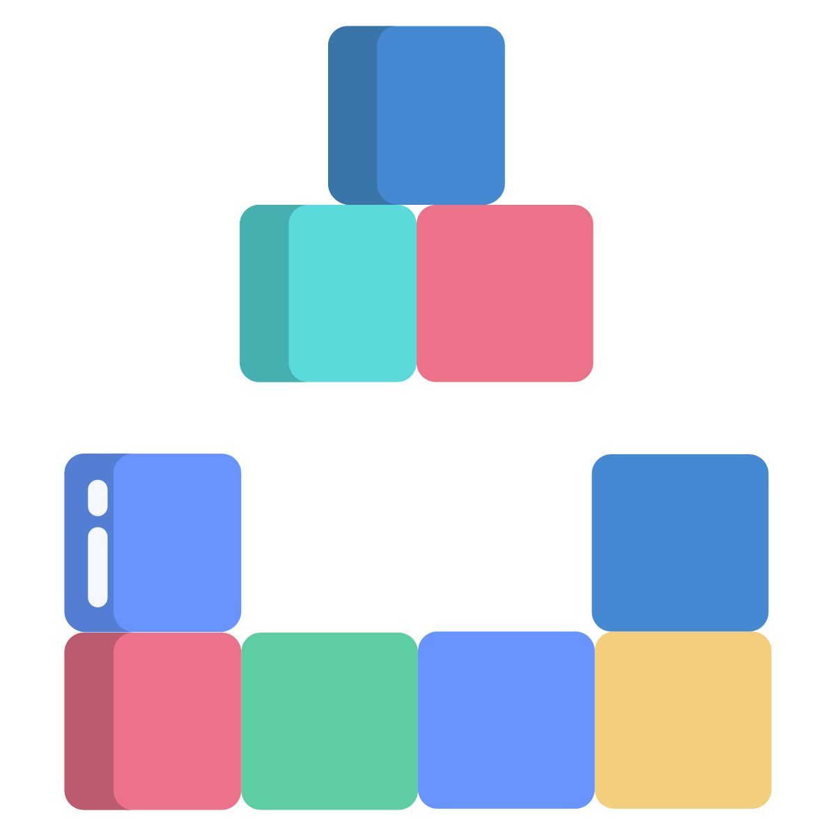 blocks building icon