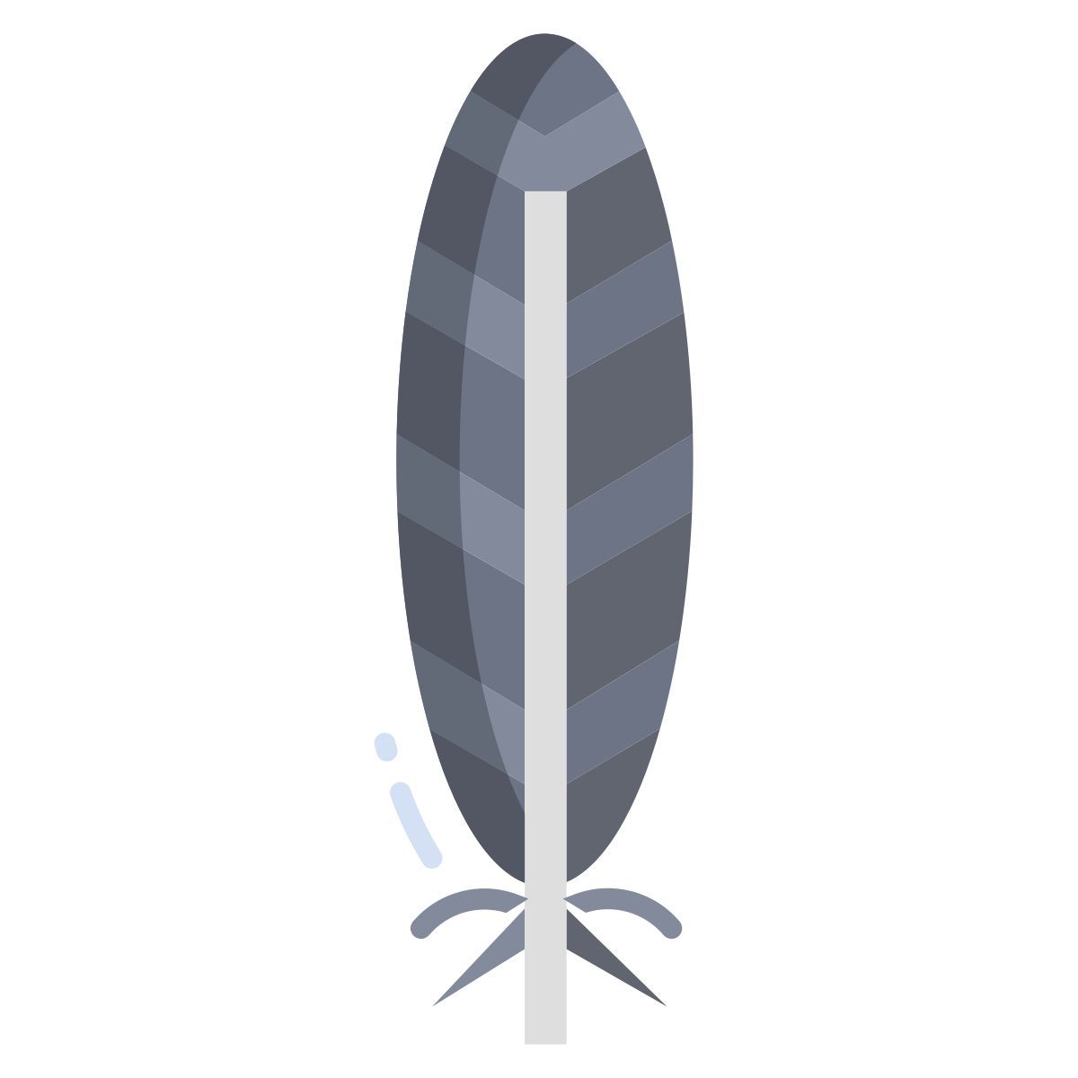blue jay feather icon