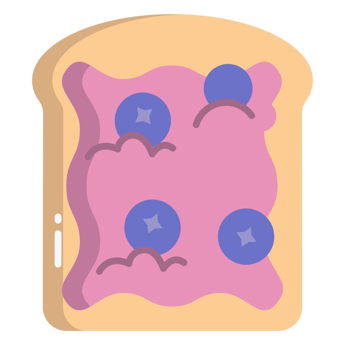 blueberry toast icon