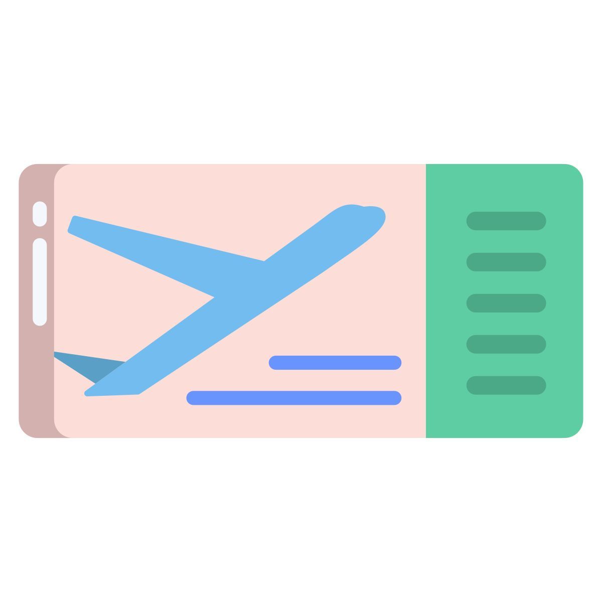boarding pass icon