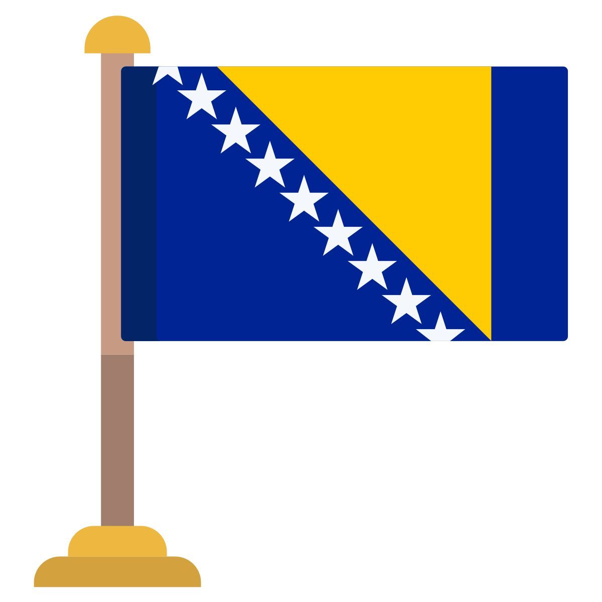 bosnia herzegovina flag icon
