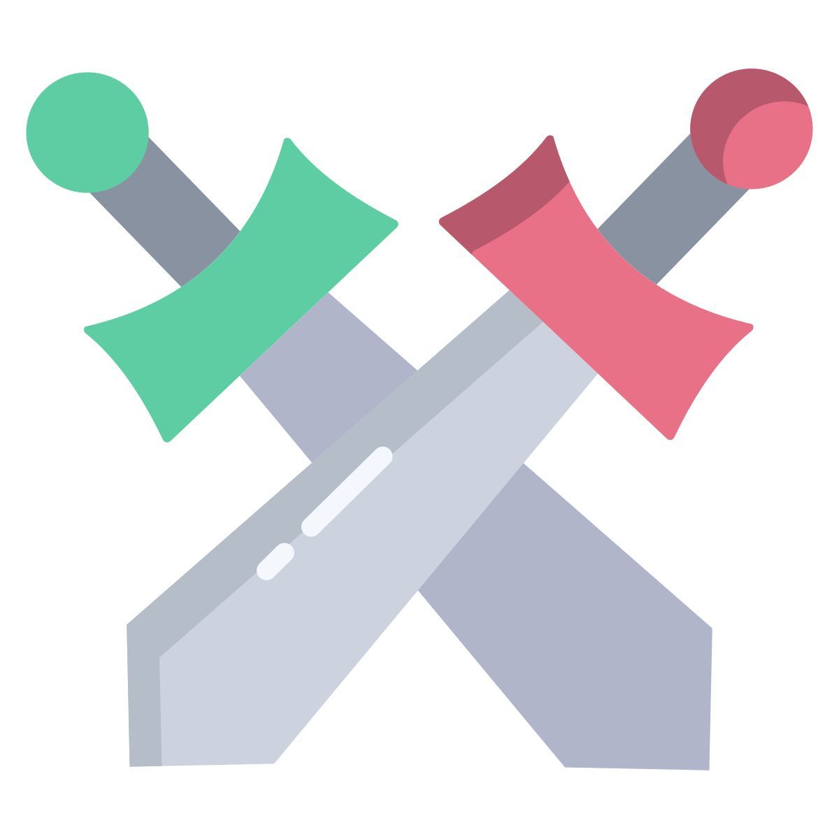 broad swords crossed icon