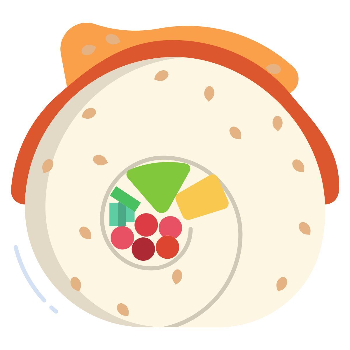 california roll sushi icon