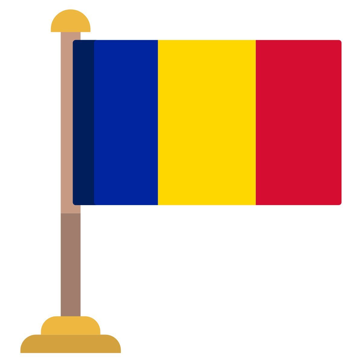 tschad flagge icon