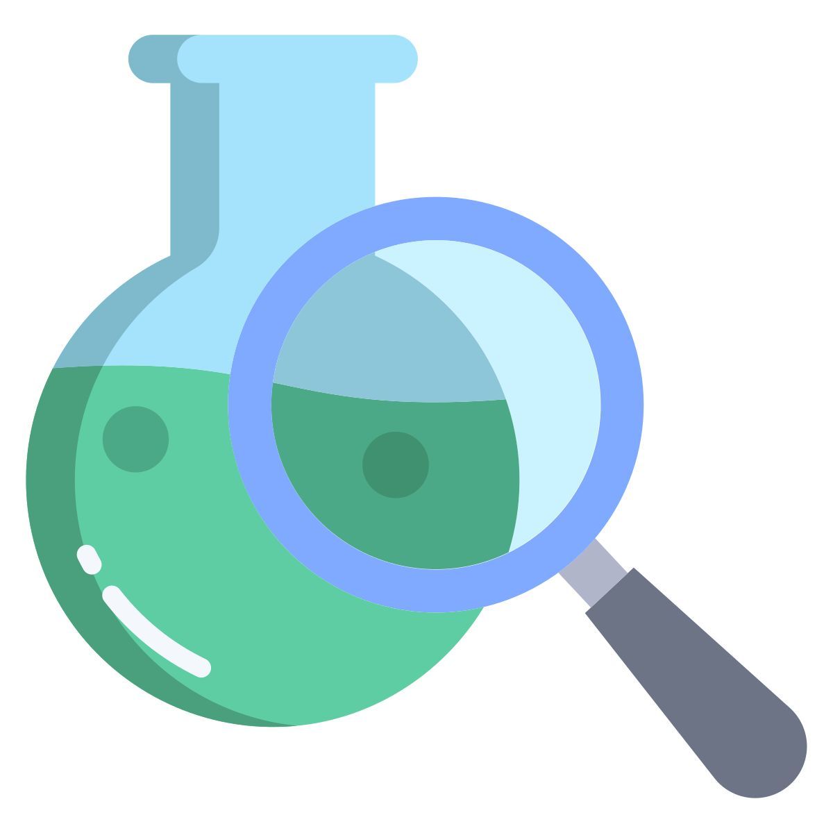 chemical analysis icon