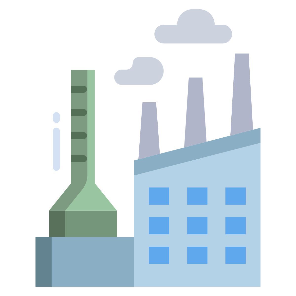 chemical factory icon