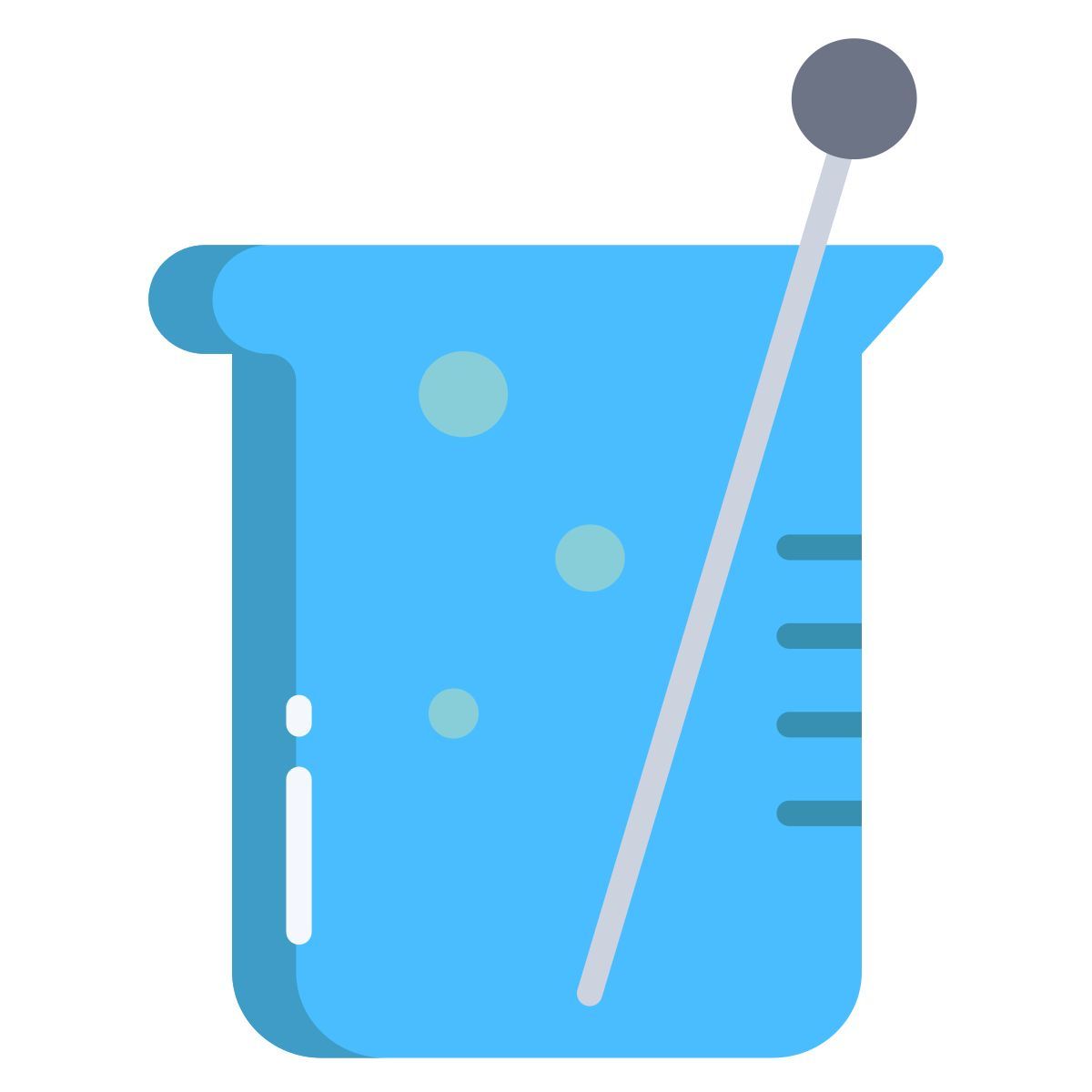 chemical measuring cup icon