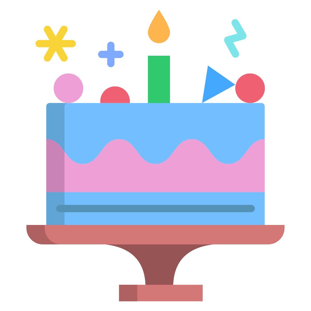 christmas cake icon