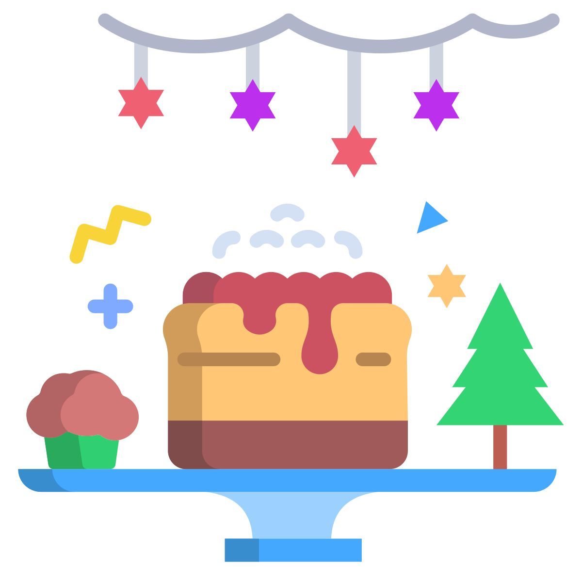 christmas cakes icon