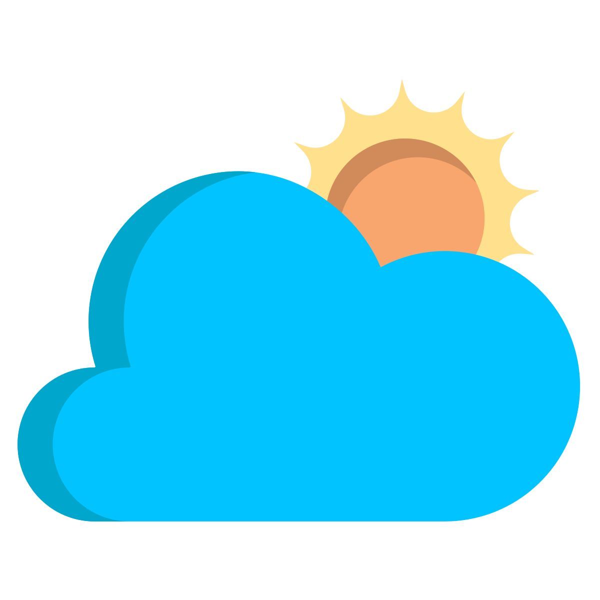 cloud sun icon