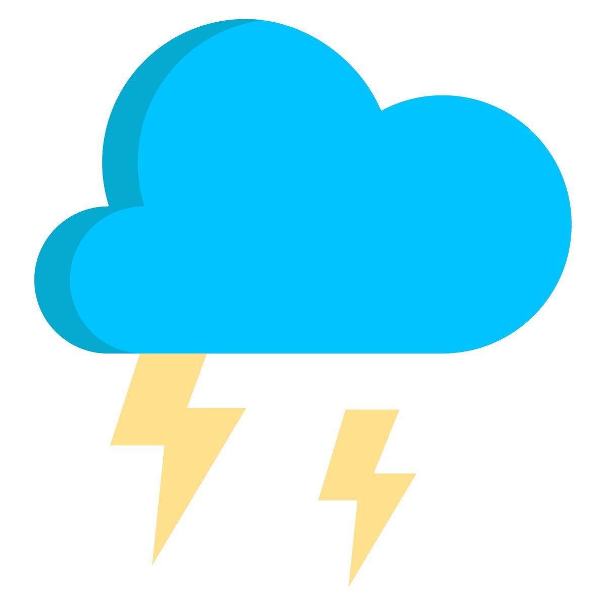cloud thunder icon