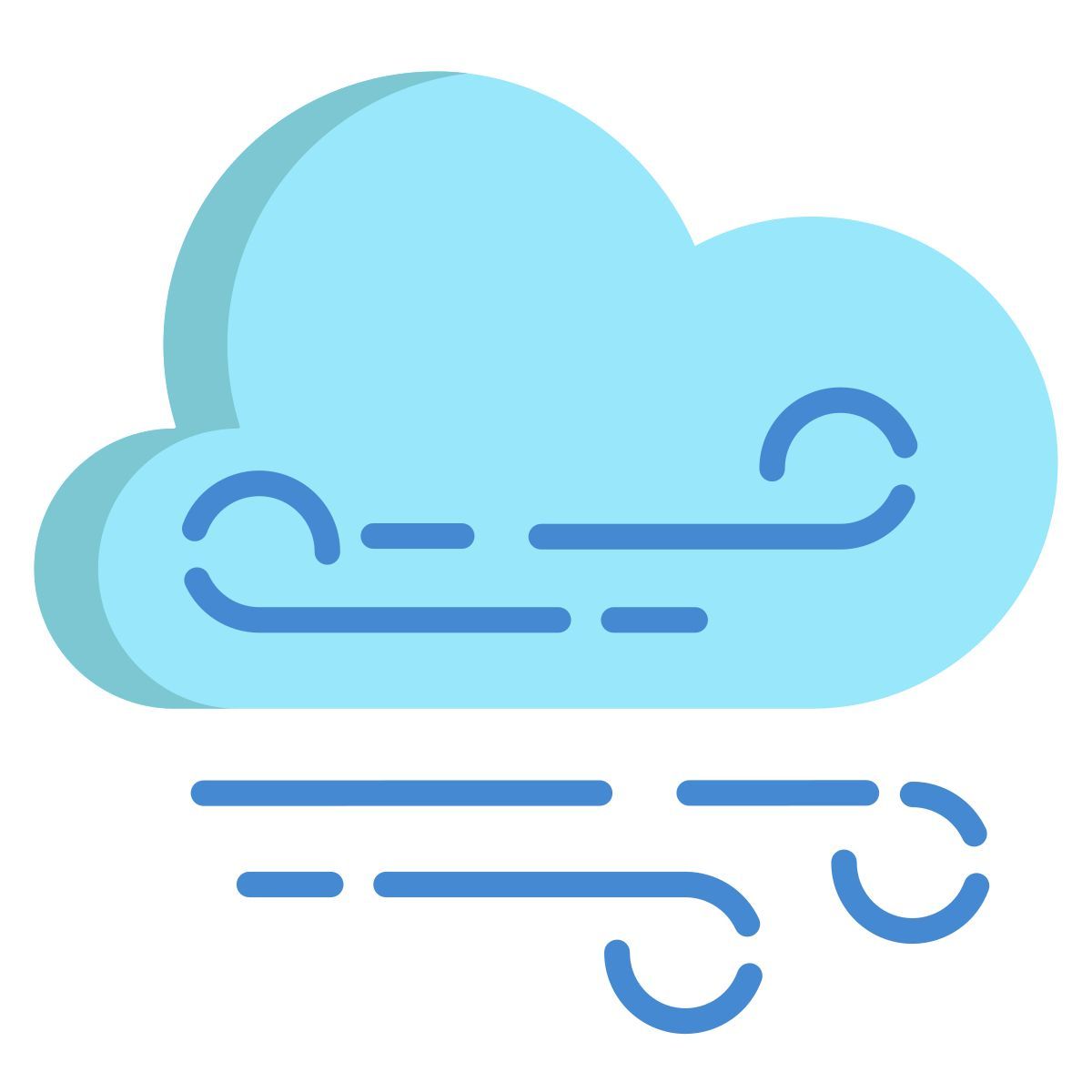 cloud wind icon