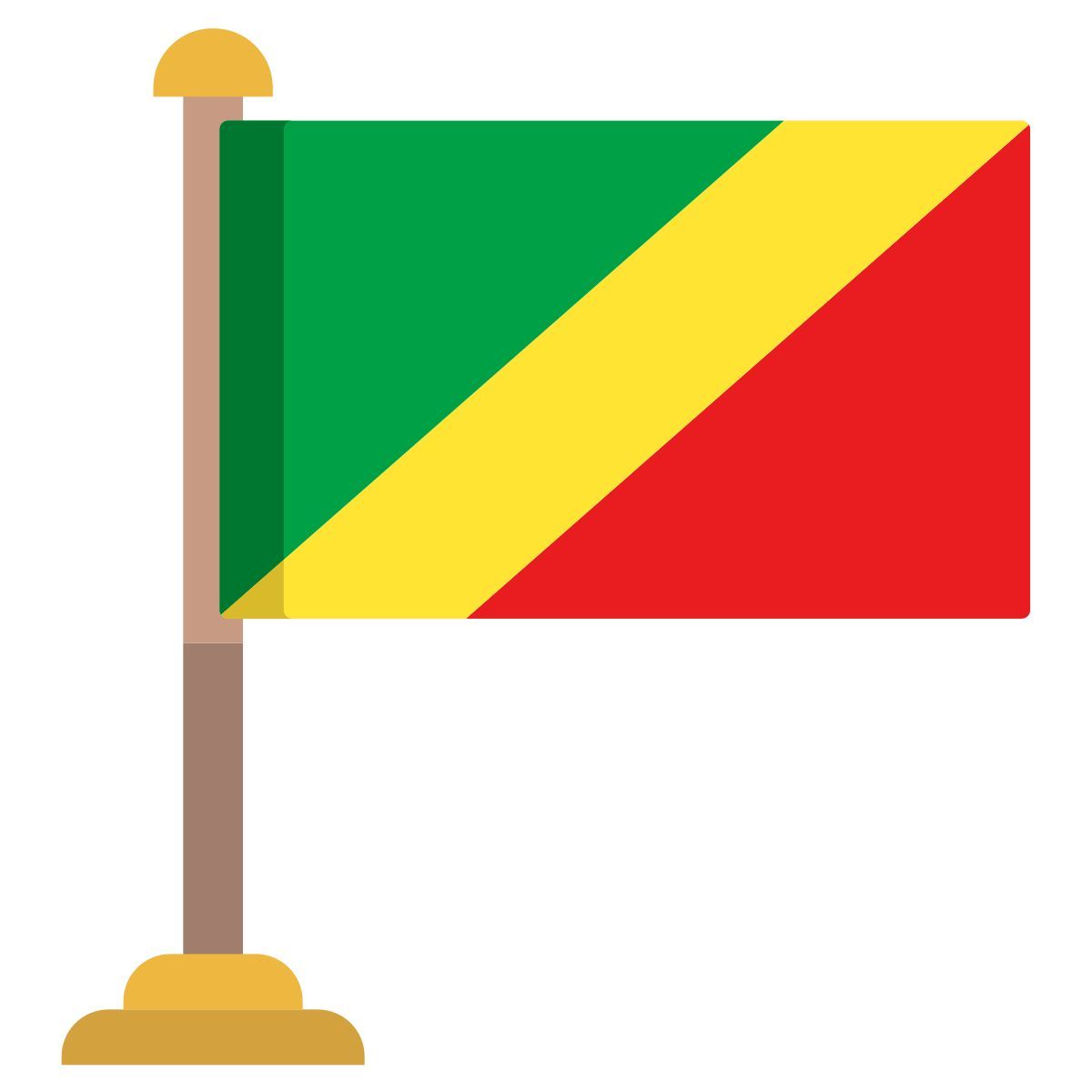 congo flag icon