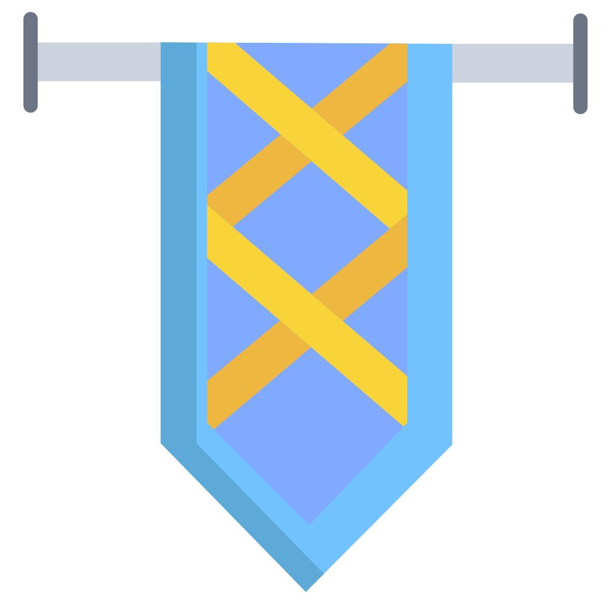 criss cross flag icon