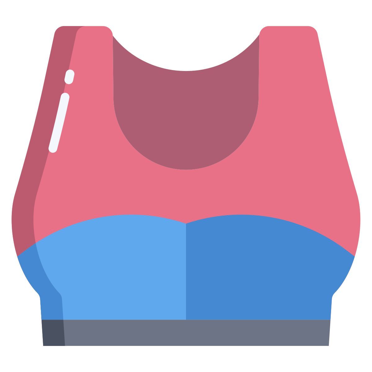 crop top icon