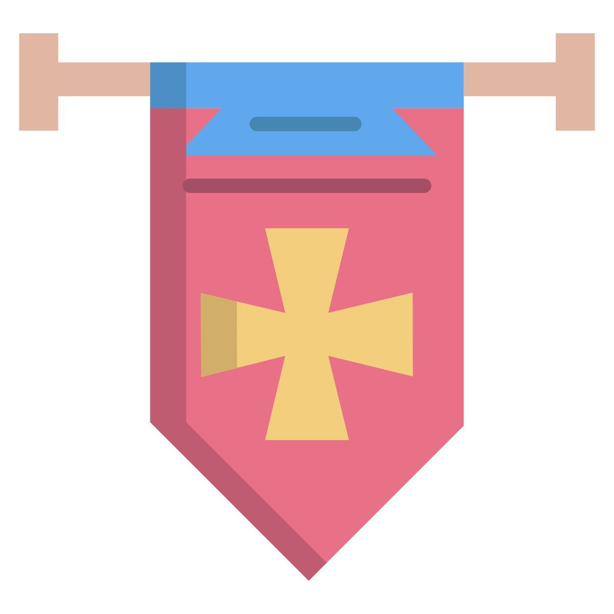 Bandera cruzada icon