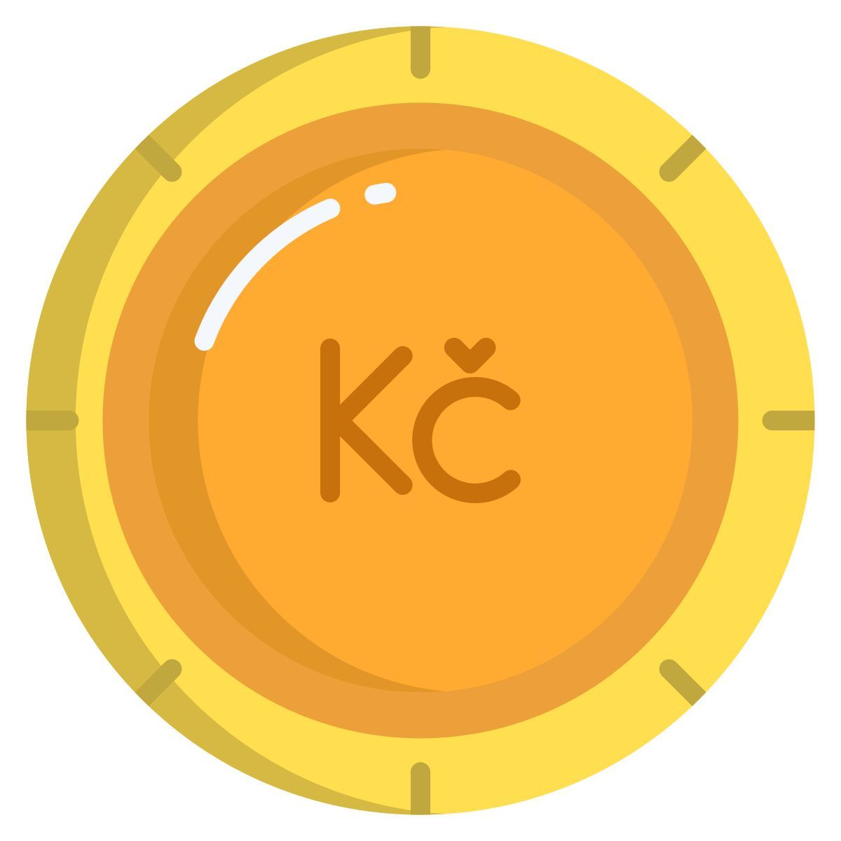 tschechische krone icon