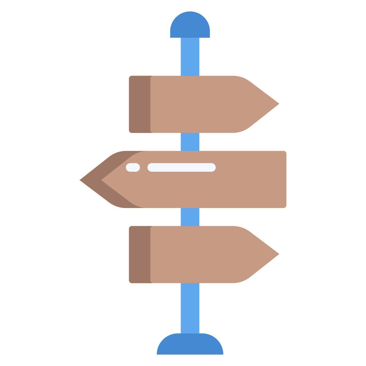 directional sign icon